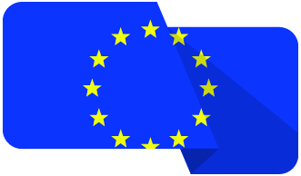 Drapeau européen - Frenchy Transport. Votre partenaire routier